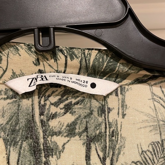 ZARA SHIRT DRESS WITH ROUND
HIGH COLLAR Size Small - Picture 6 of 11